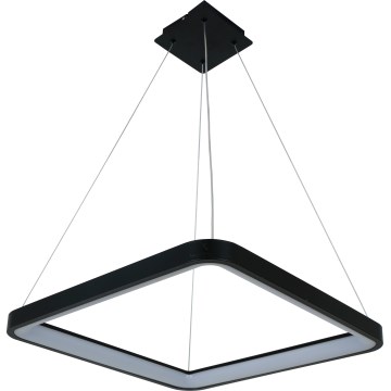 Brilagi - LED luster na sajli FALCON SLIM LED/50W/230V 3000-6500K 50x50 cm, crne boje, s mogućnošću prigušivanja + daljinski upravljač