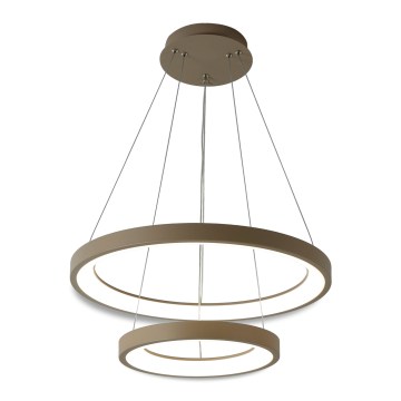 BRILAGI - LED luster na sajli FALCON SLIM LED/68W/230V 3000-6500K Ø 50 cm bež, s mogućnošću prigušivanja + daljinski upravljač