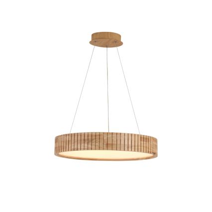 Brilagi - LED luster na sajli FALCON WOOD MODERN LED/30W/230V 3000/4000/6000K, Ø 45 cm, drveni
