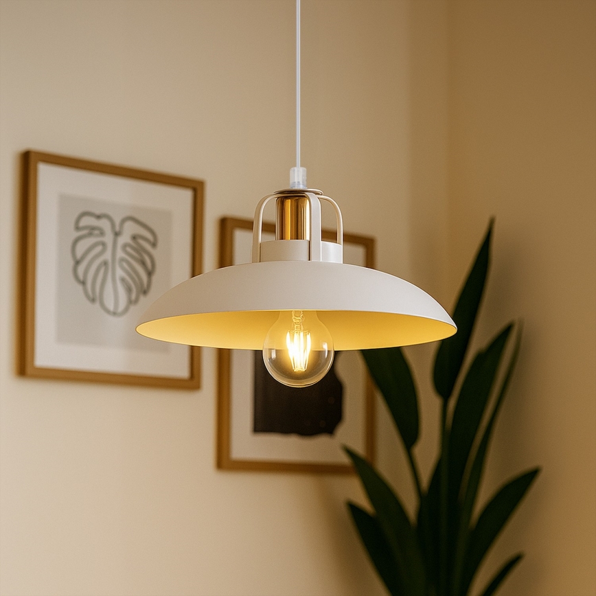 Brilagi - LED Luster na sajli FLAMENGO 1xE27/60W/230V bijela