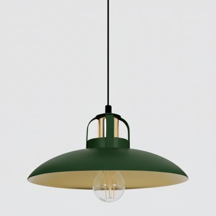 Brilagi - LED Luster na sajli FLAMENGO 1xE27/60W/230V zelena