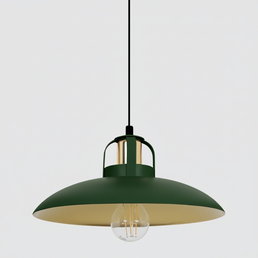 Brilagi - LED Luster na sajli FLAMENGO 1xE27/60W/230V zelena