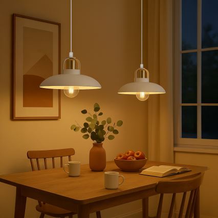 Brilagi - LED Luster na sajli FLAMENGO 2xE27/60W/230V bijela