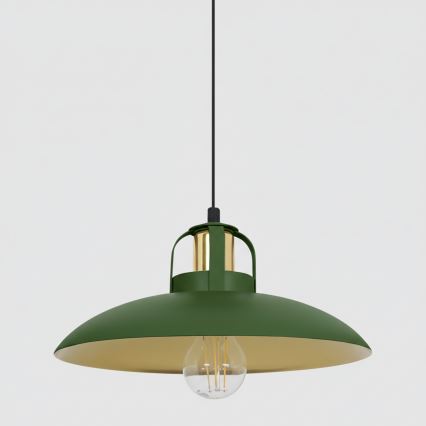 Brilagi - LED Luster na sajli FLAMENGO 2xE27/60W/230V zelena