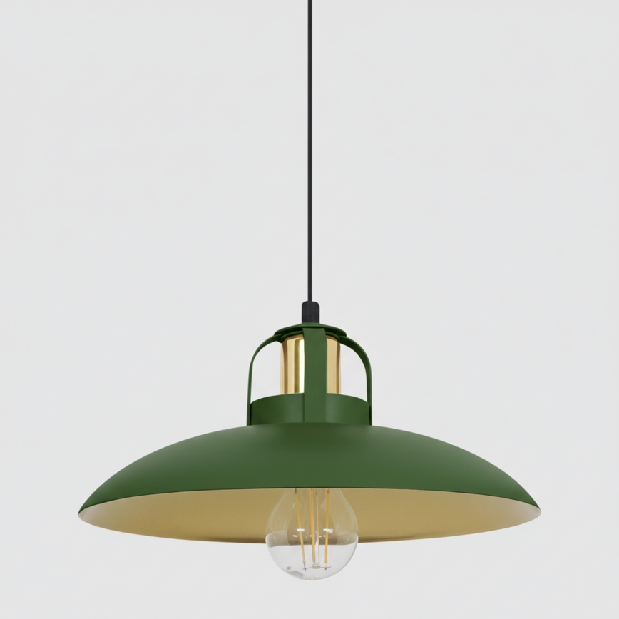 Brilagi - LED Luster na sajli FLAMENGO 2xE27/60W/230V zelena