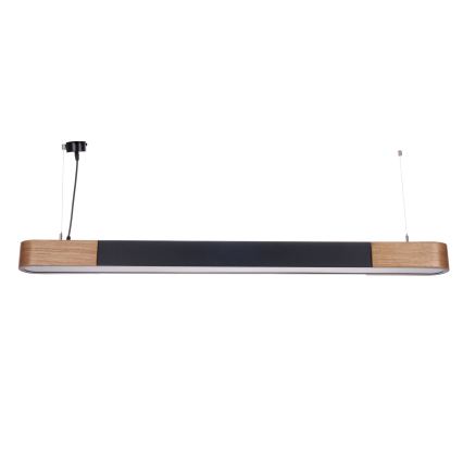 BRILAGI - LED luster na sajli GARDALINE LED/100W/230V 120 cm hrast/crna