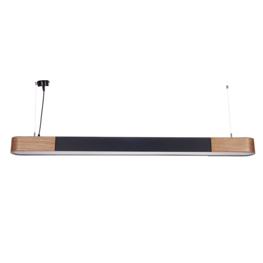 BRILAGI - LED luster na sajli GARDALINE LED/100W/230V 120 cm hrast/crna