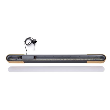 BRILAGI - LED luster na sajli GARDALINE LED/100W/230V 120 cm hrast/crna