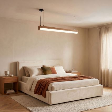 BRILAGI - LED luster na sajli GARDALINE LED/100W/230V hrast