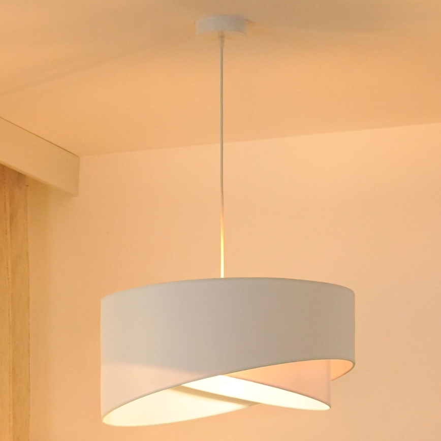 Brilagi - LED Luster na sajli LYRA 1xE27/15W/230V bijela
