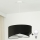 Brilagi - LED Luster na sajli LYRA 1xE27/15W/230V crna/bijela