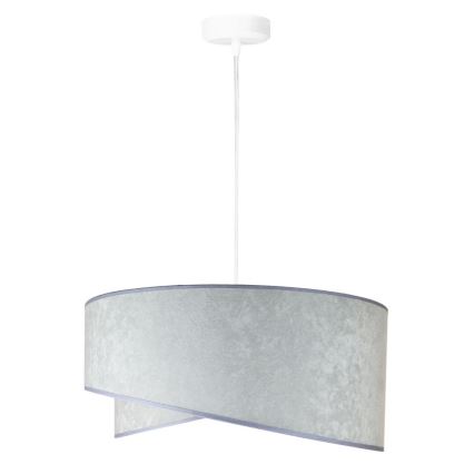 Brilagi - Luster na sajli LYRA 1xE27/60W/230V světle siva