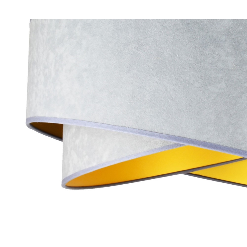 Brilagi - Luster na sajli LYRA 1xE27/60W/230V světle siva