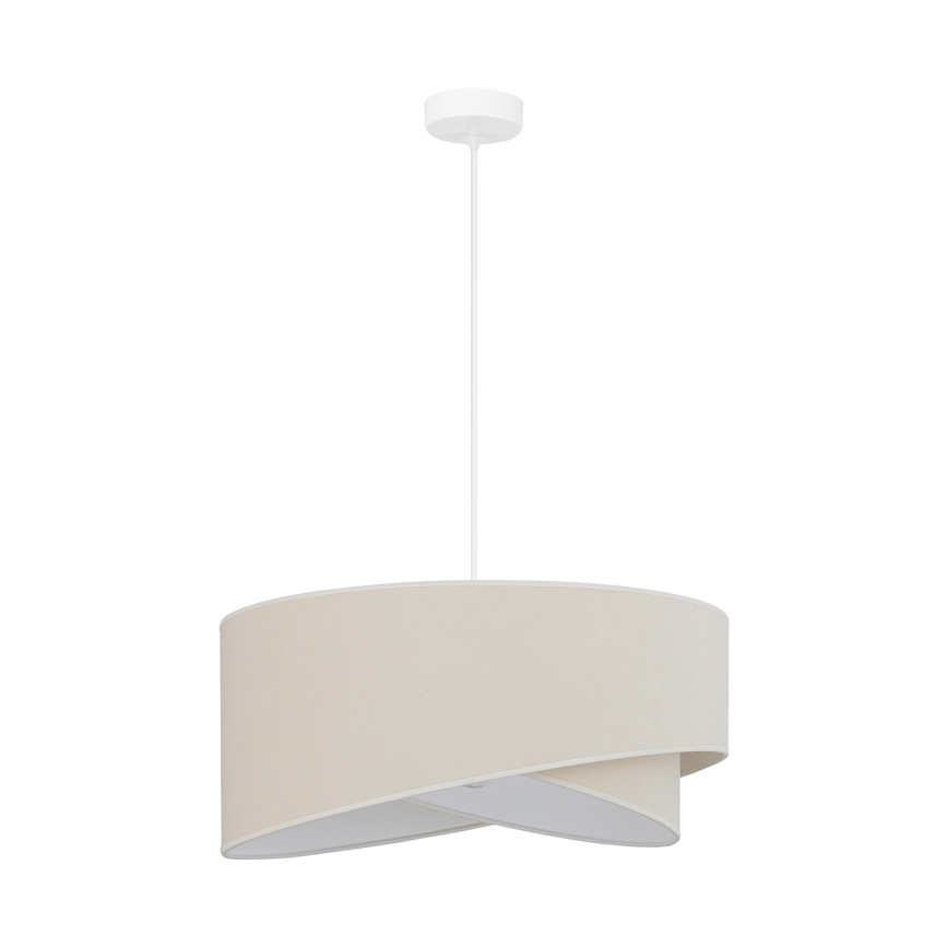 Brilagi - LED Luster na sajli LYRA 1xE27/15W/230V krem/bijela