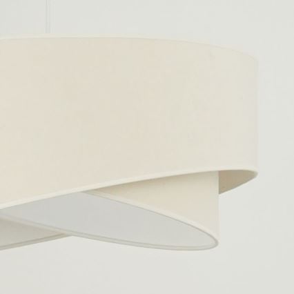 Brilagi - LED Luster na sajli LYRA 1xE27/15W/230V krem/bijela