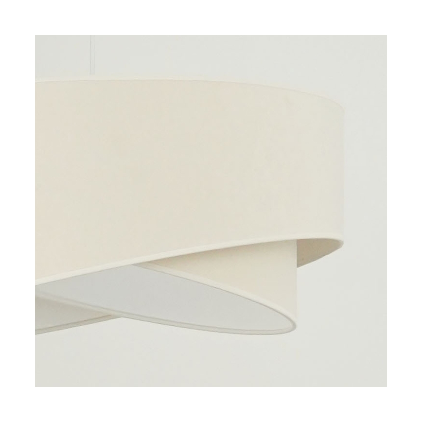 Brilagi - LED Luster na sajli LYRA 1xE27/15W/230V krem/bijela