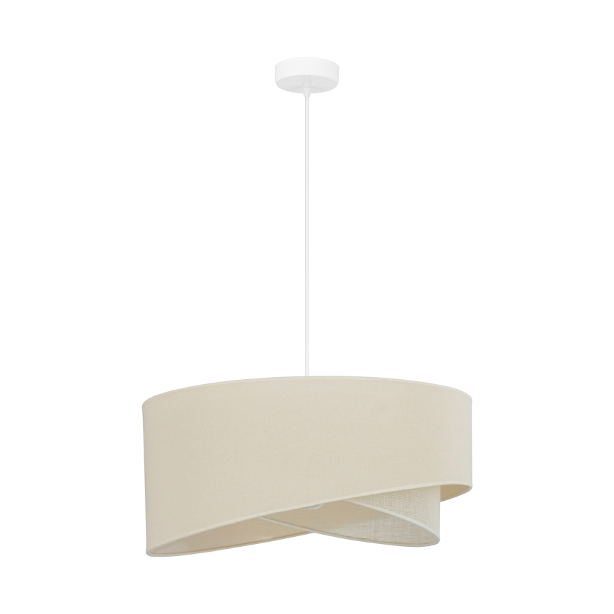 Brilagi - LED Luster na sajli LYRA 1xE27/15W/230V krem