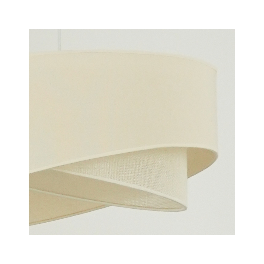 Brilagi - LED Luster na sajli LYRA 1xE27/15W/230V krem