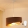 Brilagi - LED Luster na sajli LYRA 1xE27/15W/230V smeđa/krem/zlatna