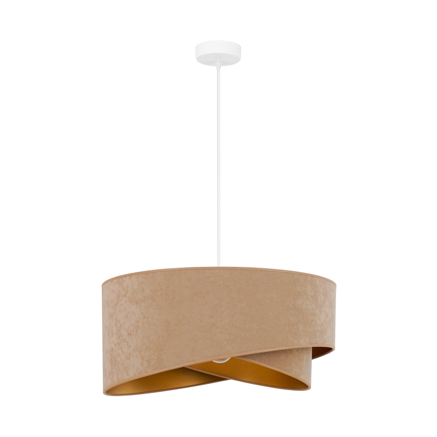 Brilagi - LED Luster na sajli LYRA 1xE27/15W/230V smeđa/zlatna