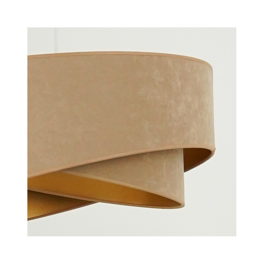 Brilagi - LED Luster na sajli LYRA 1xE27/15W/230V smeđa/zlatna