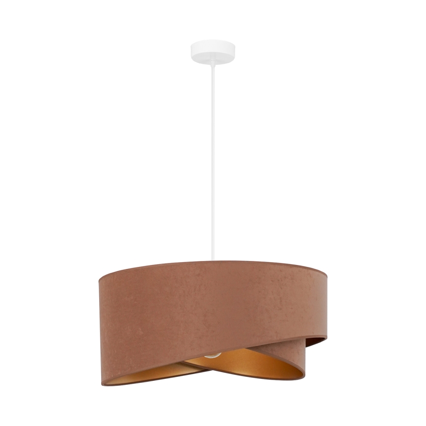 Brilagi - LED Luster na sajli LYRA 1xE27/15W/230V smeđa/zlatna
