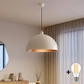 Brilagi - LED luster na sajli METALO 1xE27/40W/230V pr. 60 cm bež/bakrena