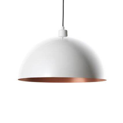 Brilagi - LED luster na sajli METALO 1xE27/40W/230V Ø 40 cm bijela/bakrena
