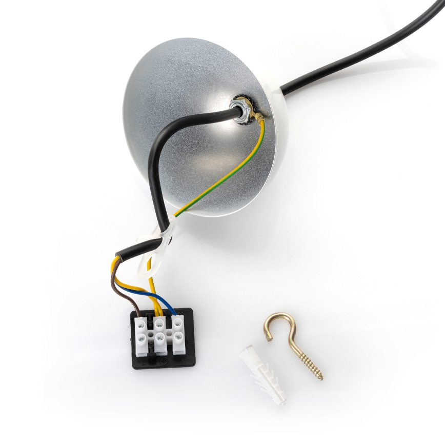 Brilagi - LED luster na sajli METALO 1xE27/40W/230V Ø 40 cm bijela/bakrena