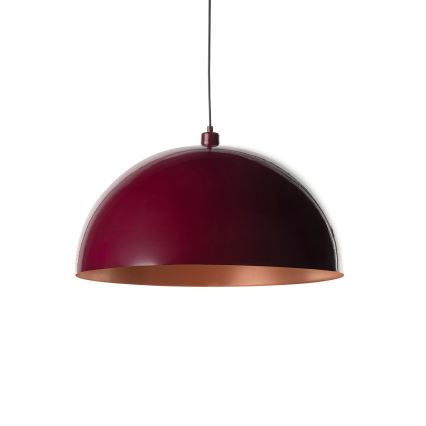 Brilagi - LED luster na sajli METALO 1xE27/40W/230V Ø 40 cm bordo/bakrena