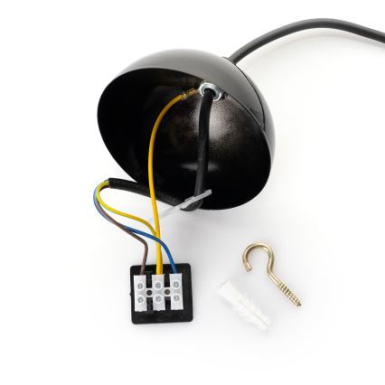 Brilagi - LED luster na sajli METALO 1xE27/40W/230V Ø 40 cm crni/bakreni