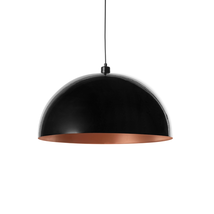 Brilagi - LED luster na sajli METALO 1xE27/40W/230V Ø 60 cm crna/bakarna