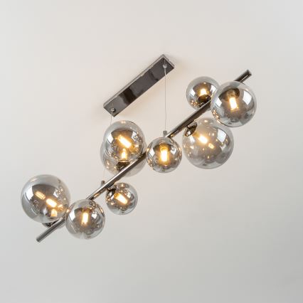 Brilagi - LED Luster na sajli MILLA 10xG9/3W/230V sjajni krom/dimna