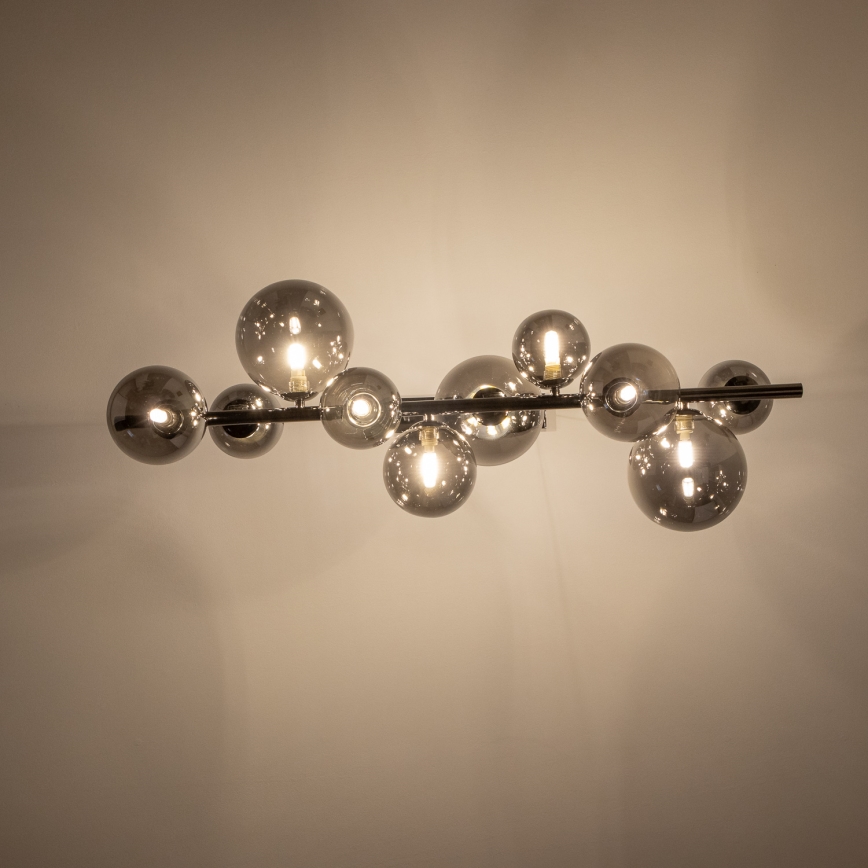 Brilagi - LED Luster na sajli MILLA 10xG9/3W/230V sjajni krom/dimna