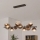 Brilagi - LED luster na sajli MILLA 10xG9/3W/230V smeđa/dimno-smeđa