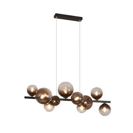 Brilagi - LED luster na sajli MILLA 10xG9/3W/230V smeđa/dimno-smeđa