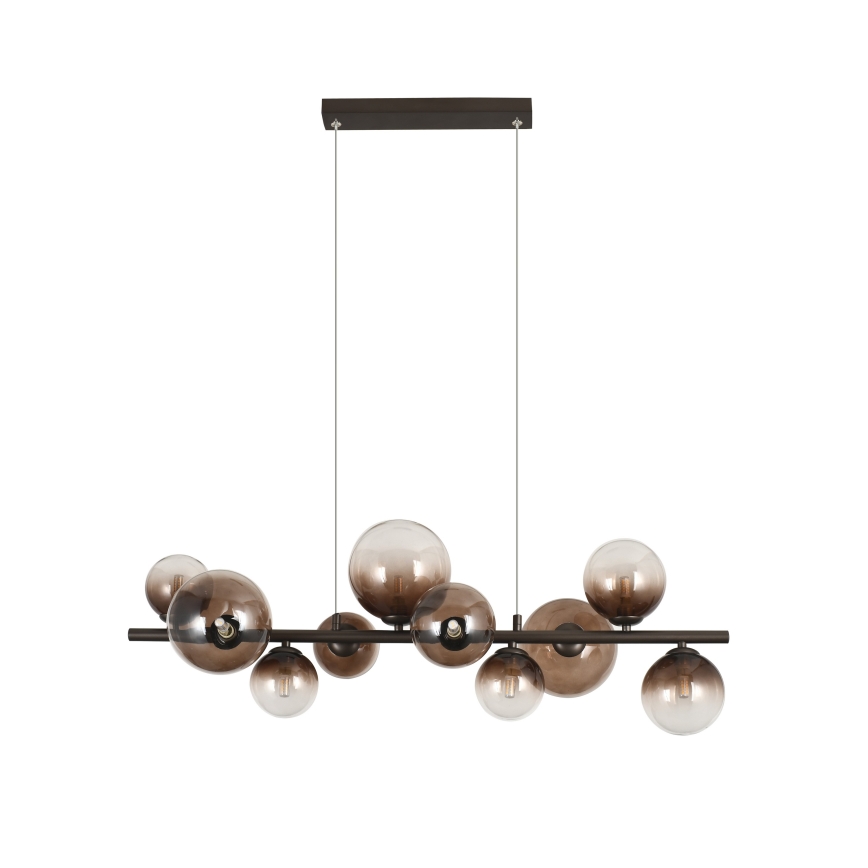 Brilagi - LED luster na sajli MILLA 10xG9/3W/230V smeđa/dimno-smeđa
