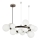 Brilagi - LED Luster na sajli MILLA 15xG9/3W/230V sjajni krom/bijela