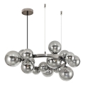 Brilagi - LED Luster na sajli MILLA 15xG9/3W/230V sjajni krom/dimna