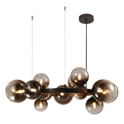 Brilagi - LED luster na sajli MILLA 15xG9/3W/230V smeđa/dimljeno-smeđa