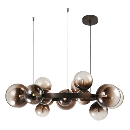 Brilagi - LED luster na sajli MILLA 15xG9/3W/230V smeđa/dimljeno-smeđa