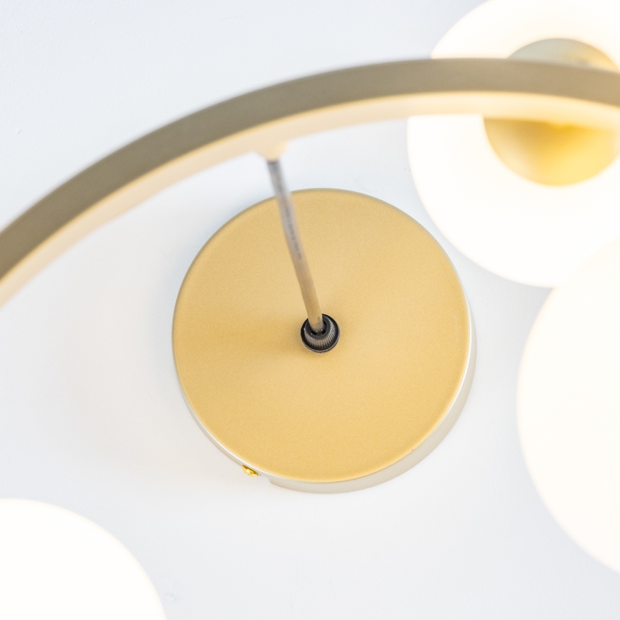 Brilagi - LED Luster na sajli MILLA 15xG9/3W/230V zlatna/bijela