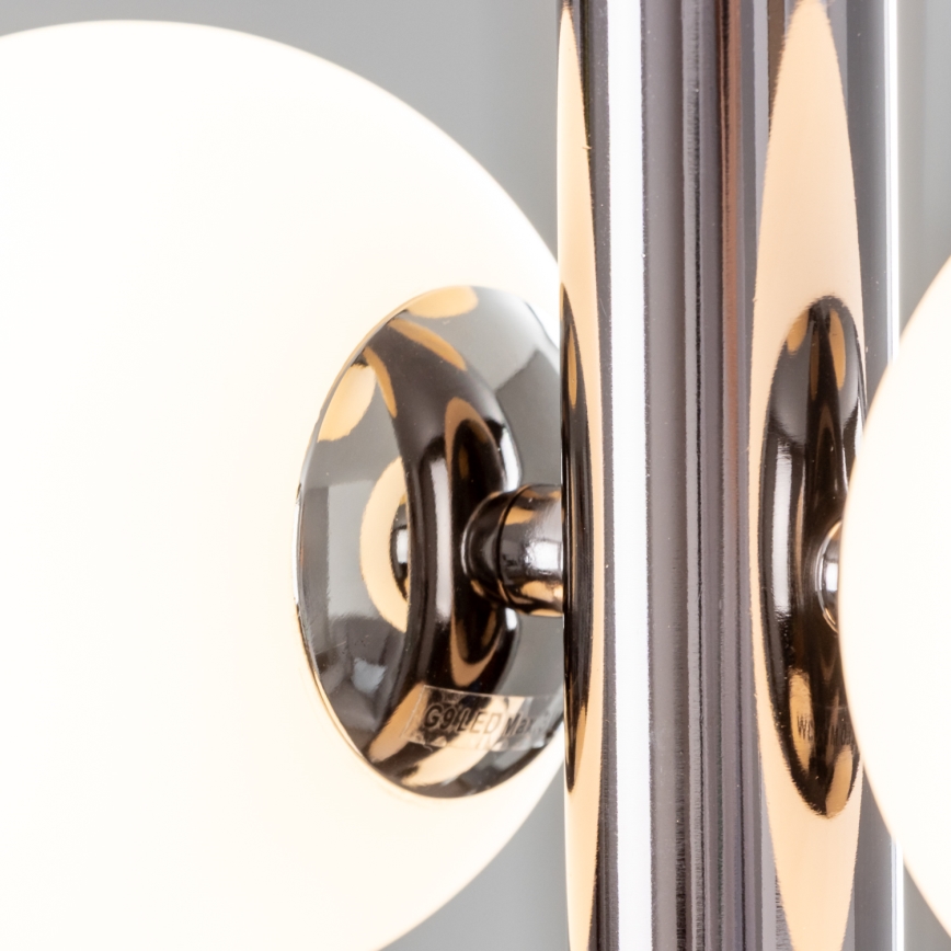 Brilagi - LED luster na sajli MILLA 6xG9/3W/230V crni krom/bijela