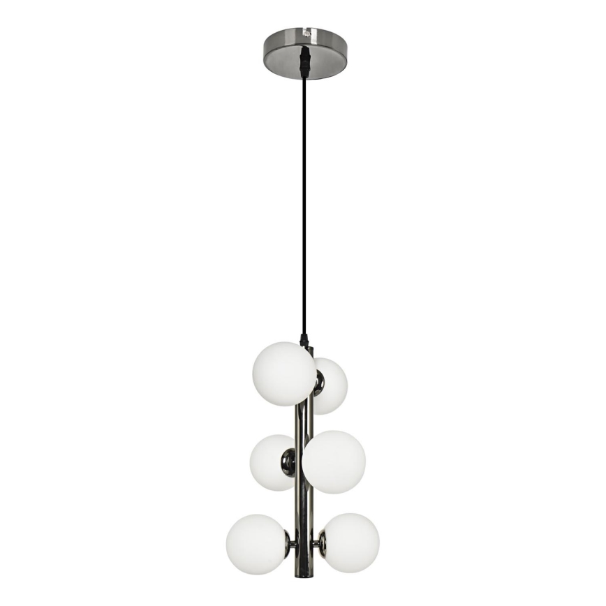 Brilagi - LED Luster na sajli MILLA 6xG9/3W/230V sjajni krom/bijela