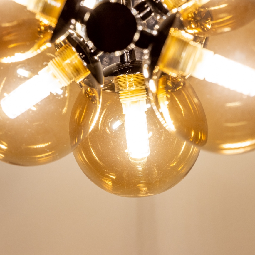 Brilagi - LED Luster na sajli MILLA 6xG9/3W/230V sjajni krom/zlatna