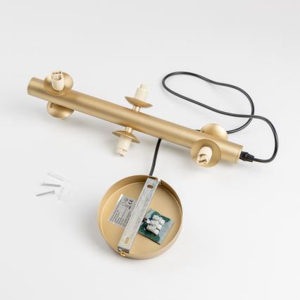 Brilagi - LED Luster na sajli MILLA 6xG9/3W/230V zlatna