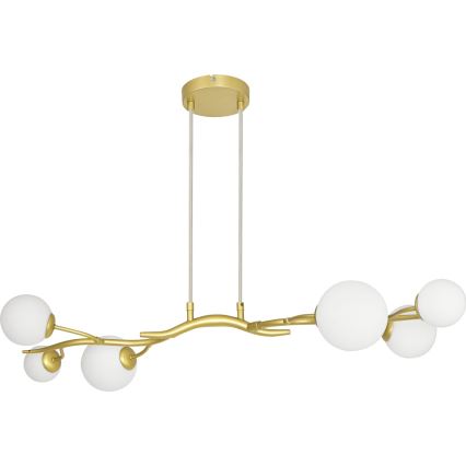Brilagi - LED Luster na sajli MISTEL 6xG9/3W/230V zlatna/bijela