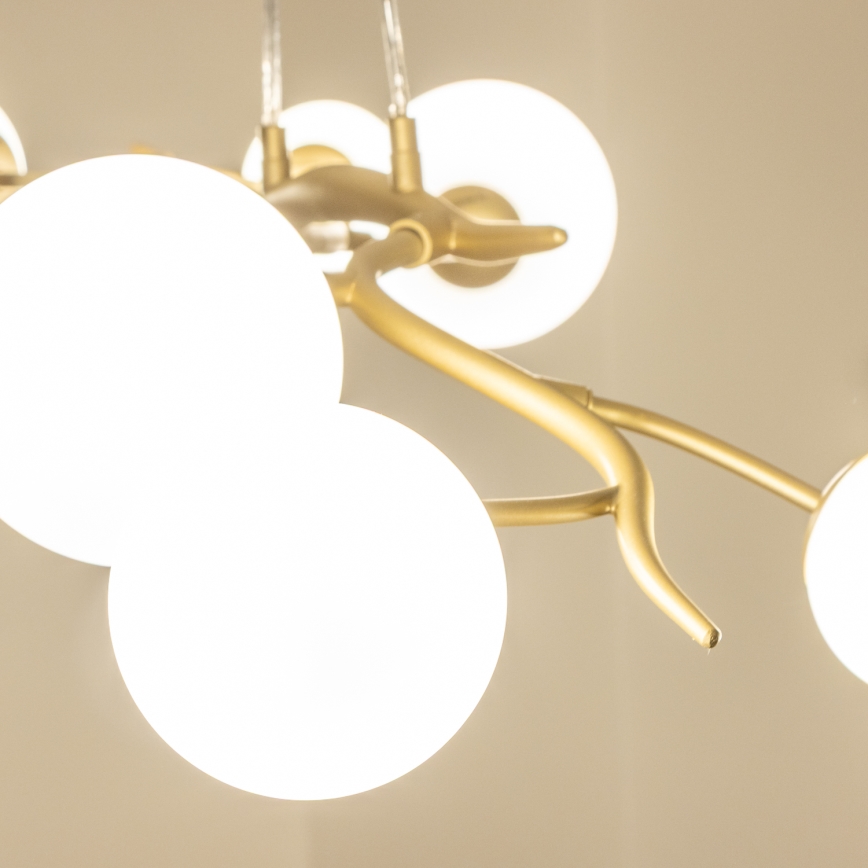 Brilagi - LED Luster na sajli MISTEL 6xG9/3W/230V zlatna/bijela