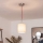 Brilagi - LED luster na sajli NUBILA 1xE27/60W/230V pr. 14 cm crvena/krem
