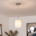 Brilagi - LED luster na sajli NUBILA 1xE27/60W/230V pr. 14 cm krem